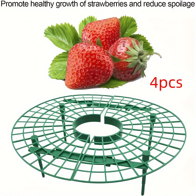 4pcs Strawberry Rack Garden Cultivating Tool