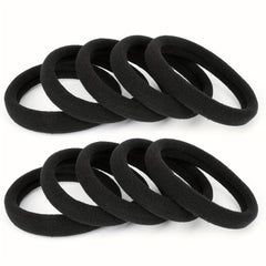 50pcs Seamless Elastic Rubber Hair Bands for Girls and Adults
