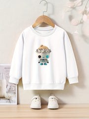 OERYUI Kids Graphic Sweatshirt Comfy Pullover Boys Girls Toy Gift