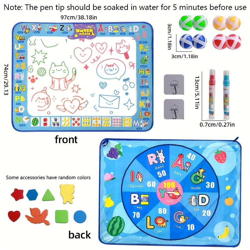 Watercolor Painting Kit for Kids 3-6 Years: Portable, Washable, Non Toxic