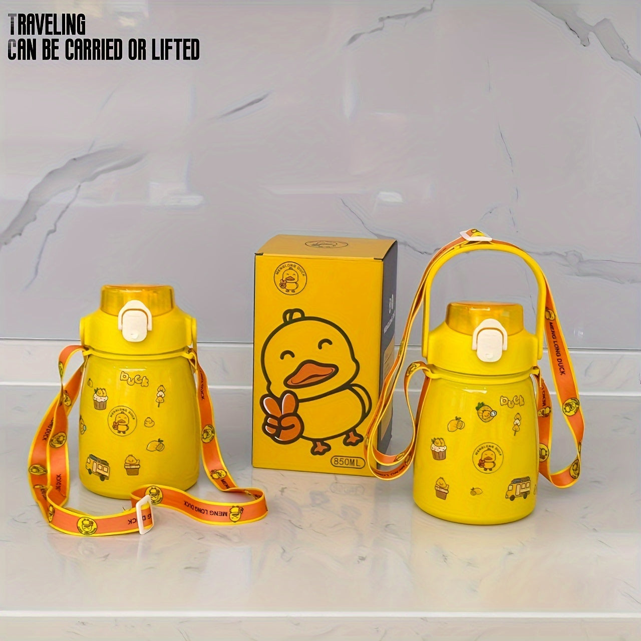 850ml Cartoon Stainless Steel Insulation Cup