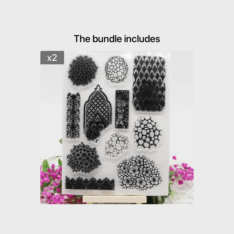 Transparent Silicone Stamp for Elegant Crafts