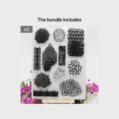 Transparent Silicone Stamp for Elegant Crafts