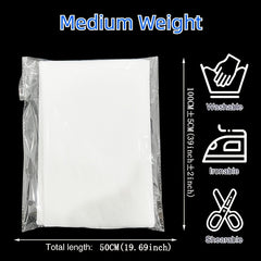 Iron On Fusible Fleece Interfacing 39x72 inch Non-Woven Batting