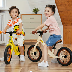Little Yellow Duck Balance Bike for Ages 1-6 No Pedal Sliding Learning Bike