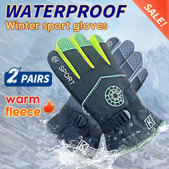 Full Finger Thermal Ski Gloves Touch Screen Anti Slip Soft Winter Gloves