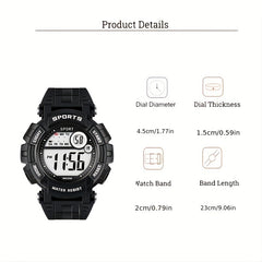 LED Night Light Kids Teen Electronic Watch