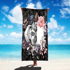 Skull Beach Towel 80x160cm Sand Proof Quick drying Thickened Blanket