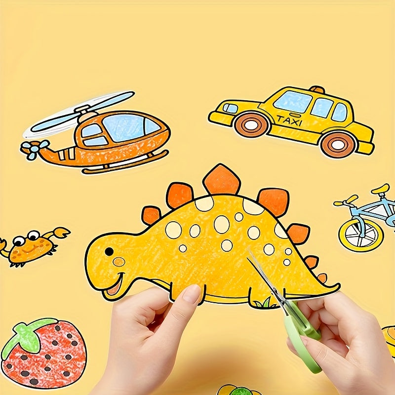 Kids Doodle Paper Roll Art Kit - Creative Drawing Sheets Sketch Pads