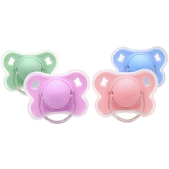 Silicone Pacifier with Thumb & Round Nipple Soother for Kids & Toddlers