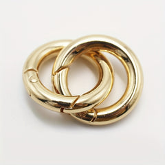 5pcs Zinc Alloy Spring Ring Keychain Open Ring DIY Keychain Buckle
