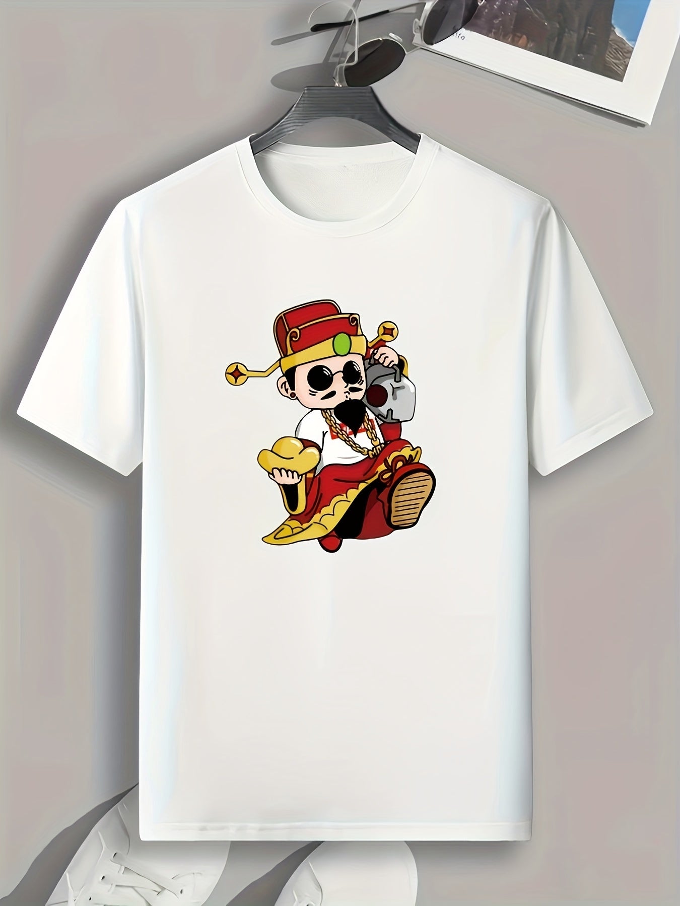God Of Wealth Graphic Men's Tee Casual Comfy T-shirt