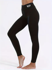 Women's Fleece Warm Leggings High Waist Yoga Tight Pants