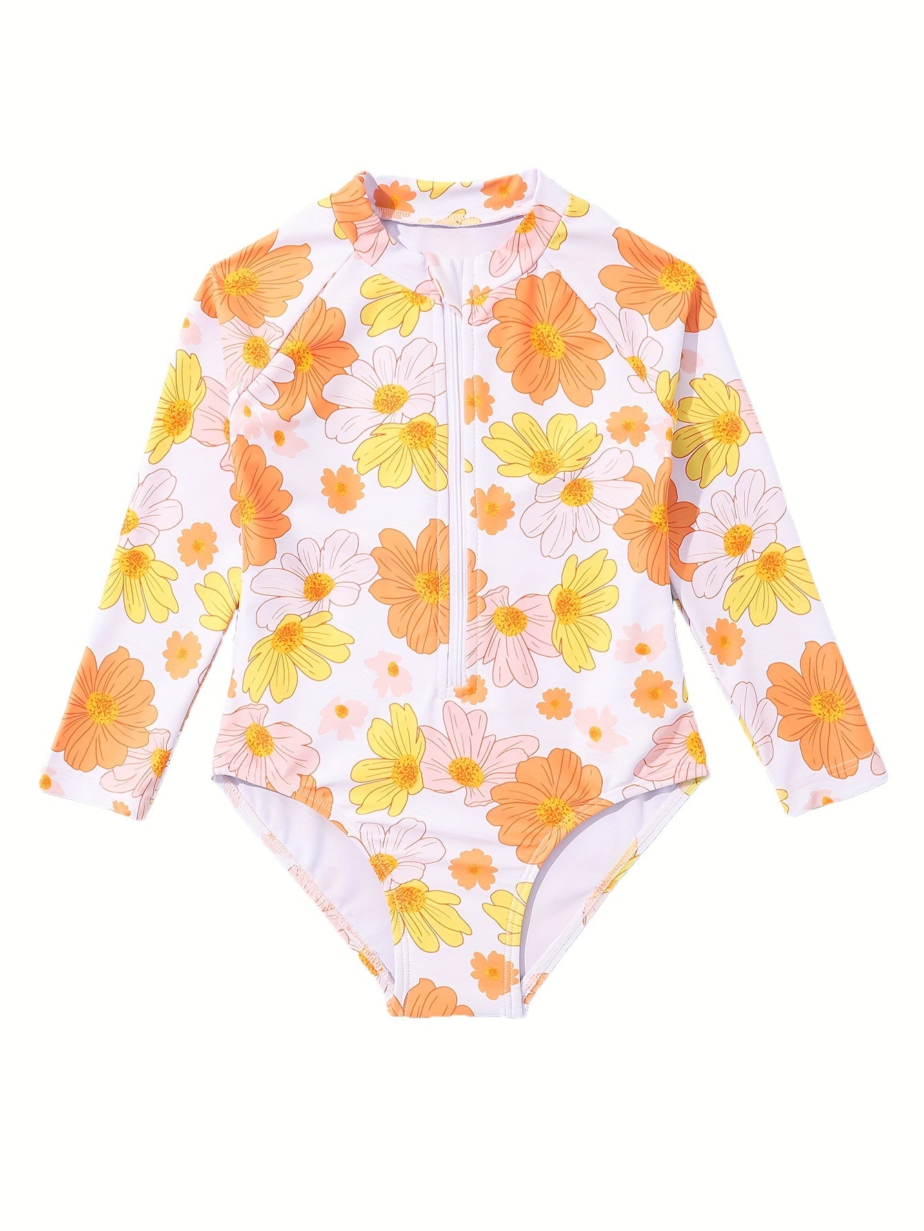 Girls Dreamy Flower 1pc Swimwear - Beach Vacation