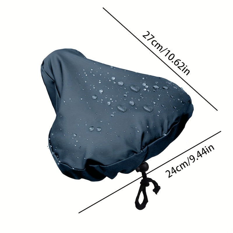 2pcs Waterproof Bike Seat Cover Drawstring Rain Dust Protection