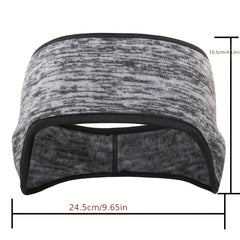 Men's Headgear Ear Forehead Protection Warm Hairband Cycling Fleece Earmuffs