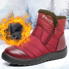 Women's Waterproof Snow Boots Warm Hiking Boots