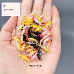 Mini Fish Model Play House Props 10pcs