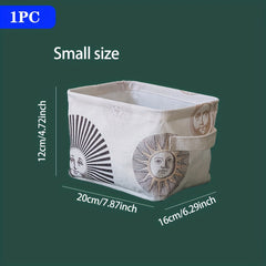 Foldable Portable Waterproof Storage Basket for Nordic Fabric