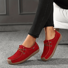 Women's Retro Flat Shoes Casual Slip On Loafers