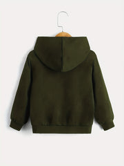 TRACTOR LOVER Print Boys Hooded Sweatshirt
