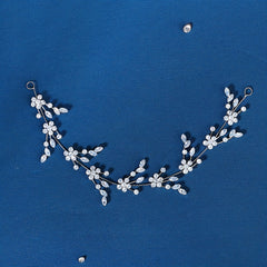 Crystal Leaf Headband Hair Jewelry for Weddings