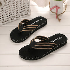 Men's Summer Breathable Beach Sandals Flip Flop Flat Shoes