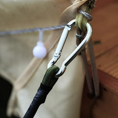 Heavy Duty Bungee Cords With Carabiner Clips for Tarp Waterproofing