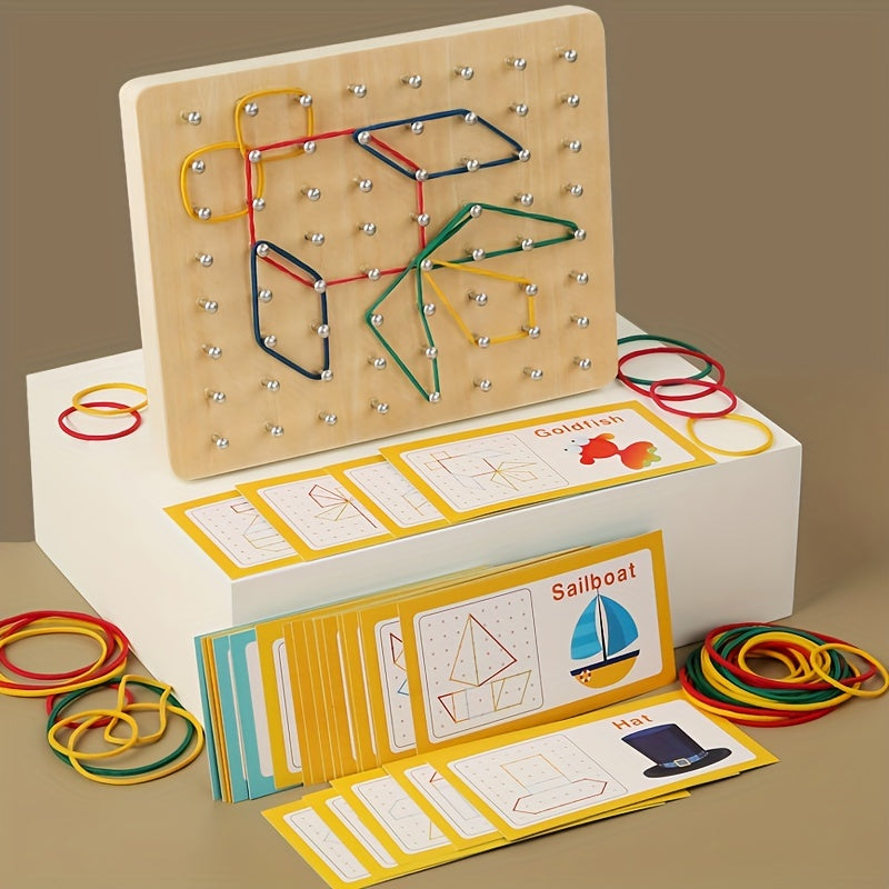 Montessori Math Pattern Block Floor Set