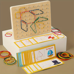 Montessori Math Pattern Block Floor Set