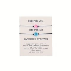Cartoon Love Flower Butterfly Bracelet Set