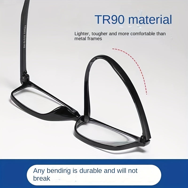 TR90 Ultra Light Reader Glasses Men Anti Light Casual Glasses Portable Unisex