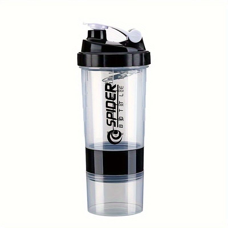 Outdoor Sports Fitness Water Cup Plastic Protein Milkshake Shaker