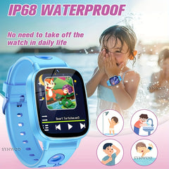 Synwoo Kids Smart Watch 1.8" Display 500mAh Pedometer 26 Games LED Flashlight