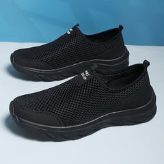 Men's Mesh Slip on Sneakers Lightweight Walking Shoes