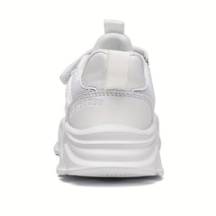 Boys Casual Low Top Sneakers with Hook and Loop Fastener