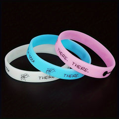 3pcs Glow In Dark Silicone Bracelet Always With You Luminous Couple Wrist Band