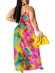 Tie Dye Maxi Cami Dress
