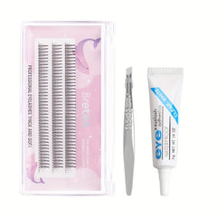 3 Rows A-shaped Lashes Cluster Grafted Eyelashes Set