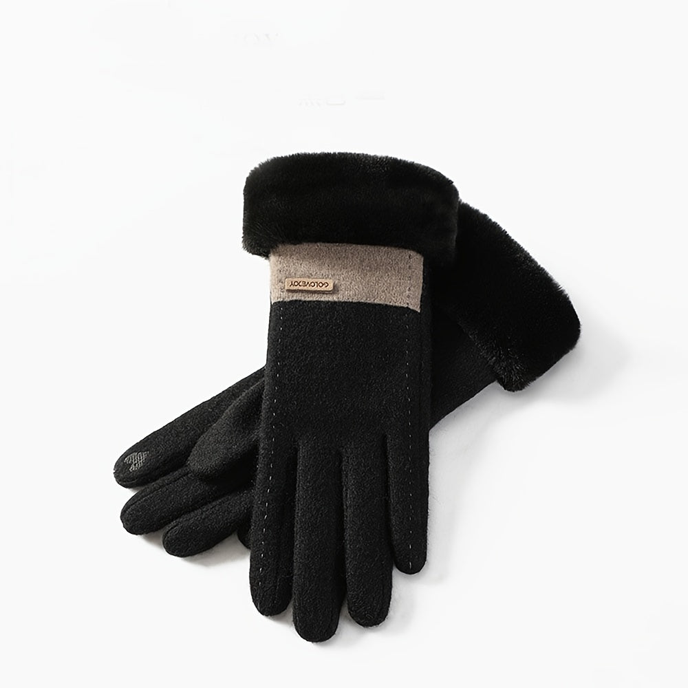 Women Winter Outdoor Thermal Anti Cold Gloves Warm And Stylist