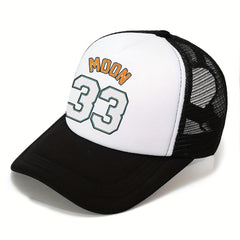 Unisex Moon Print Baseball Cap Sunshade Adjustable Outdoor Sport Hat
