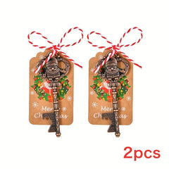 Christmas Santa Claus Key Bottle Openers 10pcs
