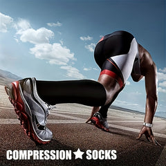 4 Pairs Compression Socks For Women Men 10 20 Mmhg Knee High