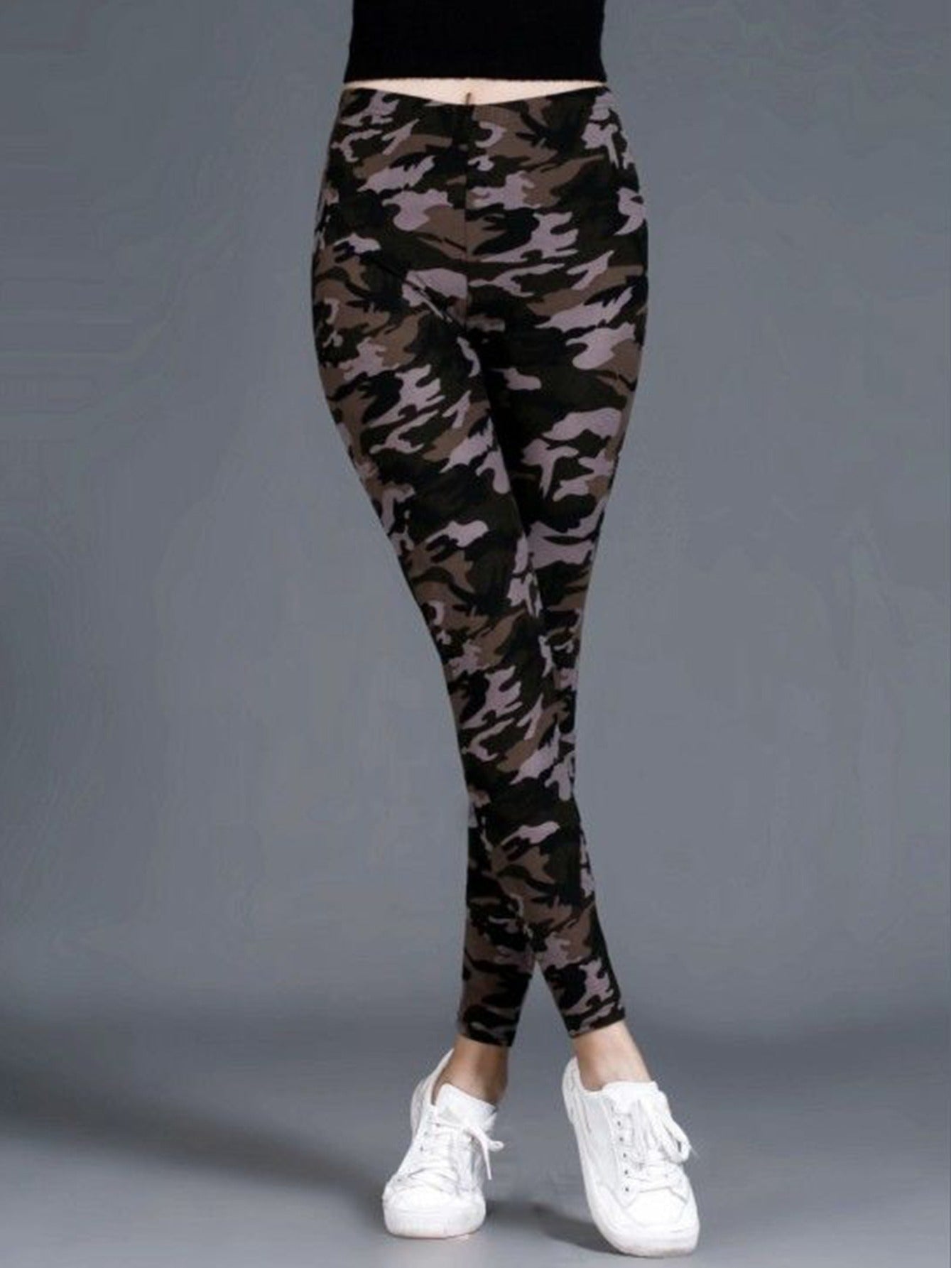 Women's High Waist Floral Printed Yoga Pants