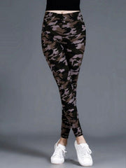 Women's High Waist Floral Printed Yoga Pants