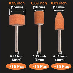Sanding Drill Bit Set - Flap Wheel for Grinding, Polishing, Deburring