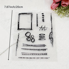 Cartoon Transparent Stamp for DIY Scrapbooking