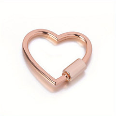 Heart Shape Screw Buckle Alloy Bracelet DIY Backpack Key Ring