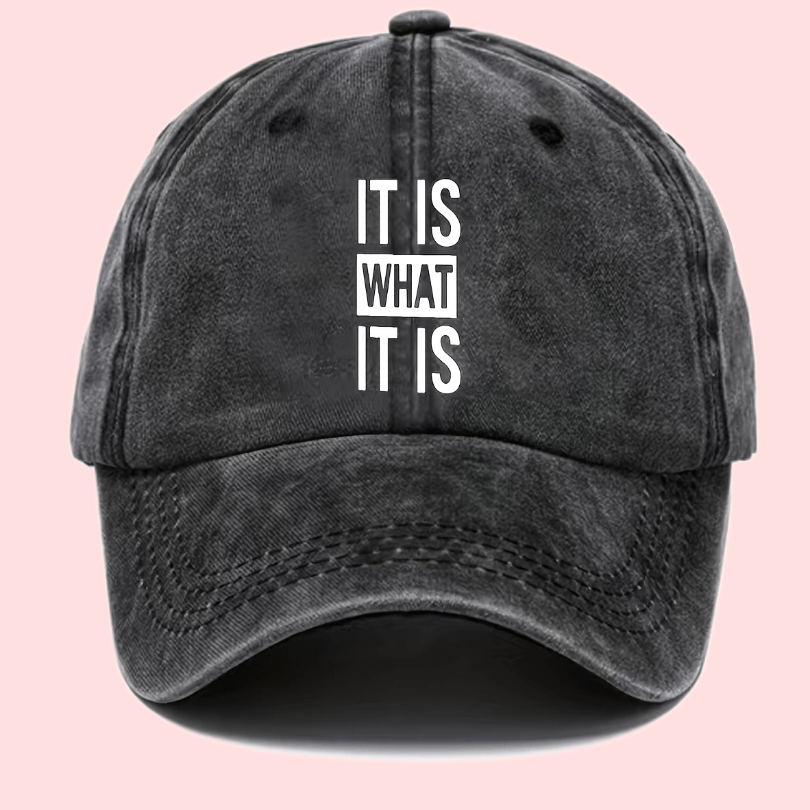 Vintage Distressed Baseball Cap Trucker Hat Denim Washed Funny Party Dad Golf