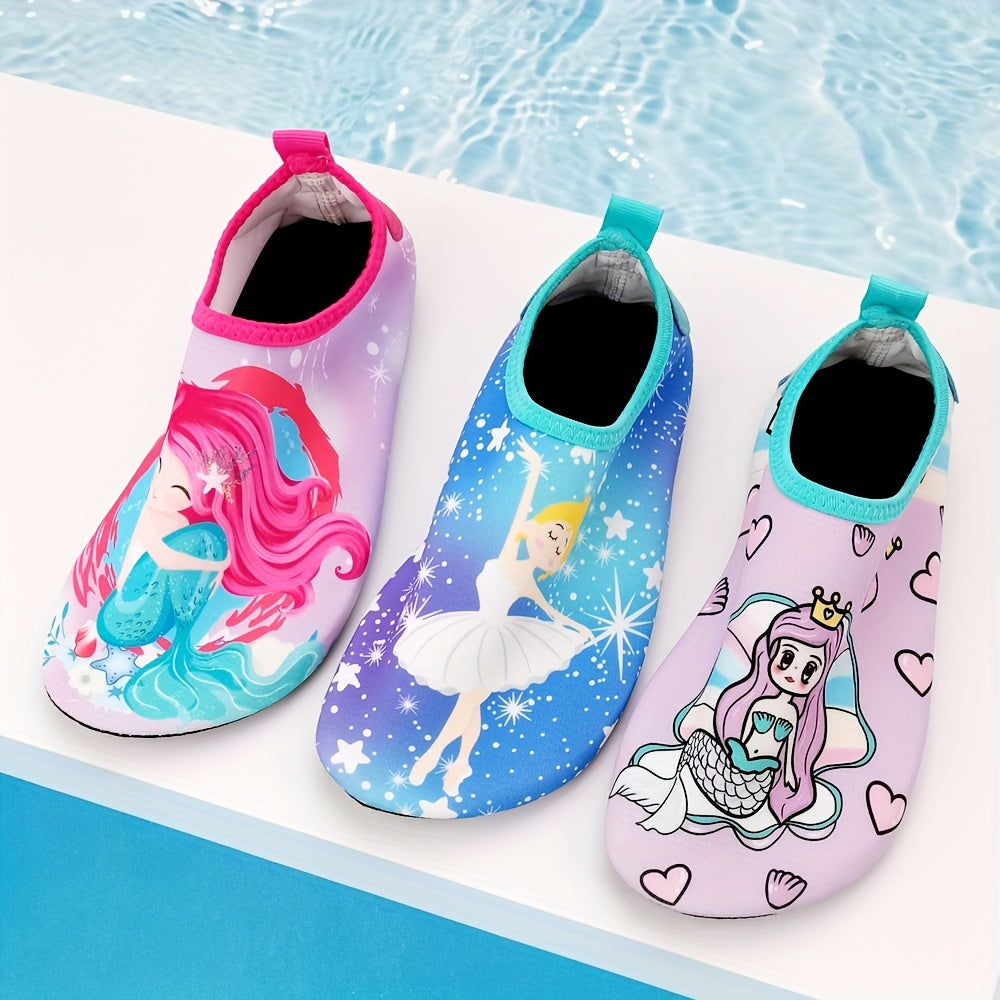 Girls' Stylish & Durable Water Shoes for Summer Swimming